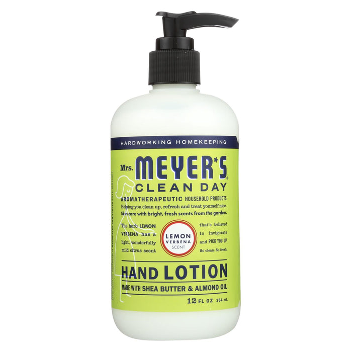 Mrs. Meyer's Clean Day - Hand Lotion - Lemon Verbena - Case Of 6 - 12 Fl Oz