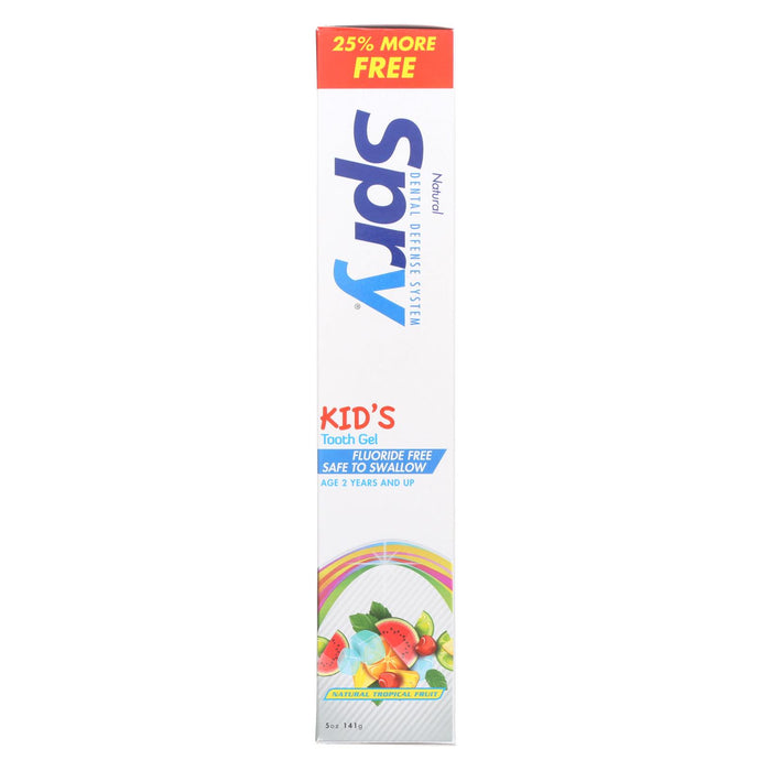Spry Toothpaste - Kids - Tropical Fruit - 5 Oz