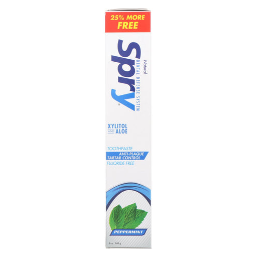 Spry Xylitol Toothpaste - Peppermint - 4 Oz.