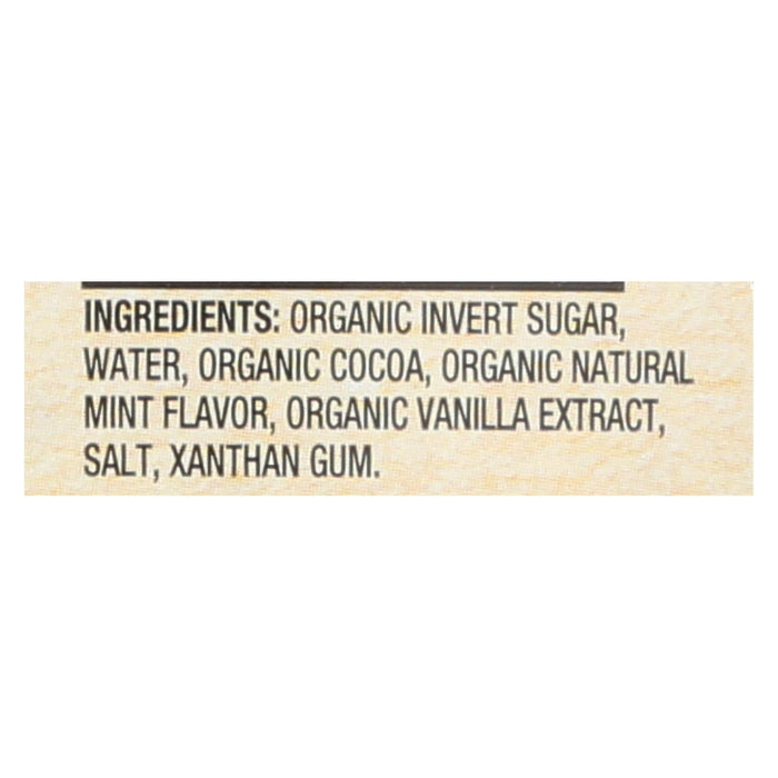 Santa Cruz Organic Syrup - Organic - Mint Chocolate - Case Of 6 - 15.5 Fl Oz