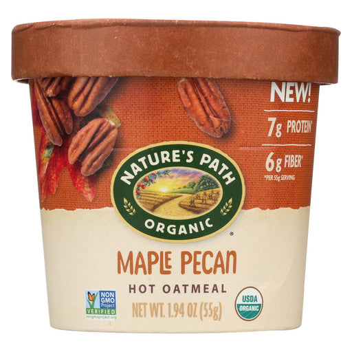 Nature's Path Organic Oatmeal - Maple Pecan - Case Of 12 - 1.94 Oz