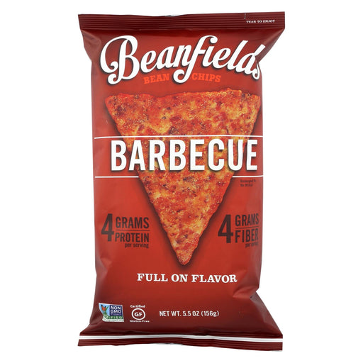 Beanfields Bean And Rice Chips - Barbecue - Case Of 6 - 5.5 Oz.
