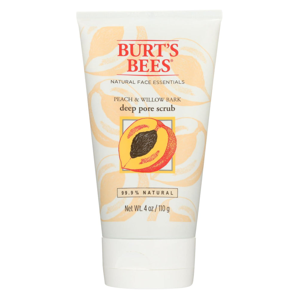 Burts Bees Scrub - Pore - Peach & Willow Bark - 4 Oz
