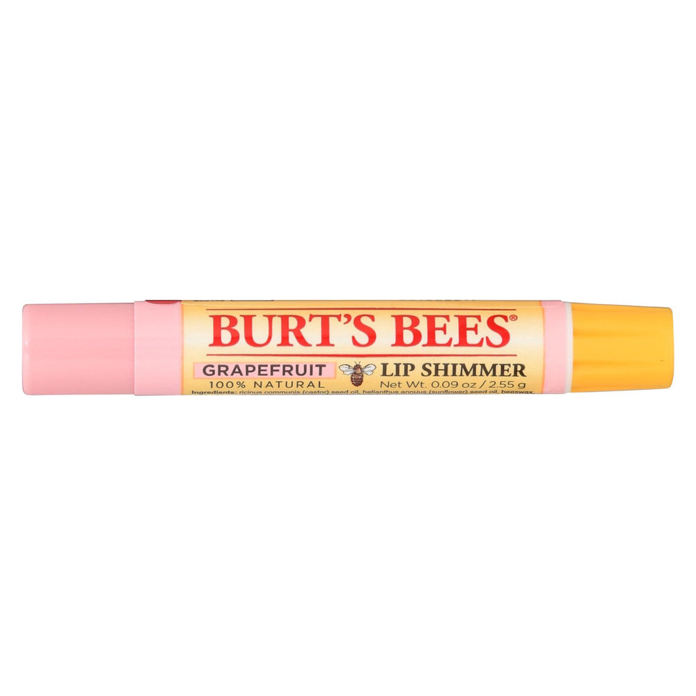 Burts Bees Lip Shimmer - Grapefruit - Case Of 4 - 0.09 Oz