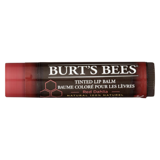 Burts Bees Lip Balm - Tint - Red Dahlia - Case Of 2 - .15 Oz