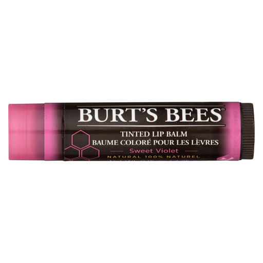 Burts Bees Lip Balm - Tint - Sweet Violet - Case Of 2 - .15 Oz