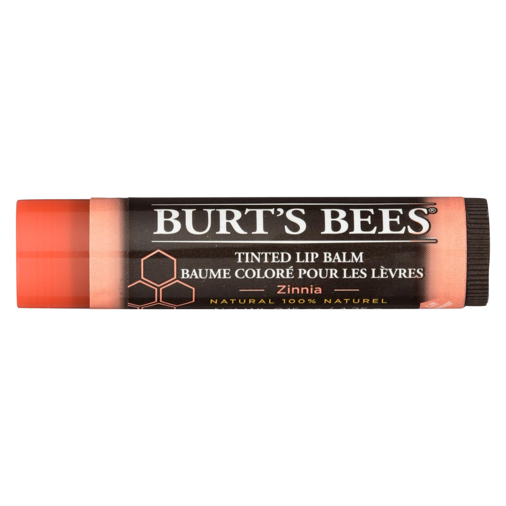 Burts Bees Lip Balm - Tint - Zinnia - Case Of 2 - .15 Oz