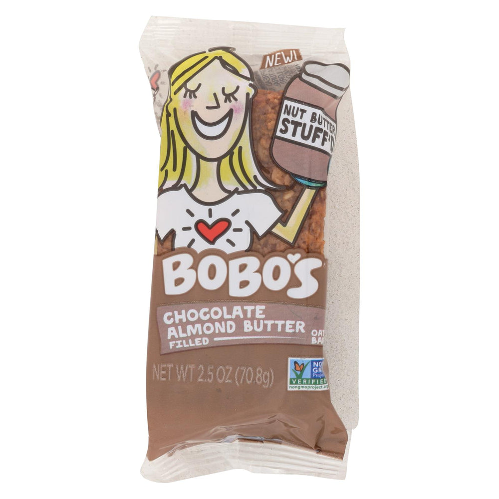 Bobo's Oat Bars Oat Bar - Chocolate Almond Butter Filled - Case Of 12 - 2.5 Oz