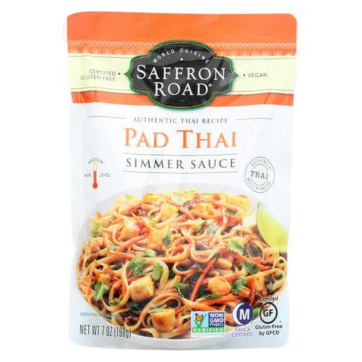 Saffron Road Simmer Sauce - Pad Thai - Case Of 8 - 7 Oz