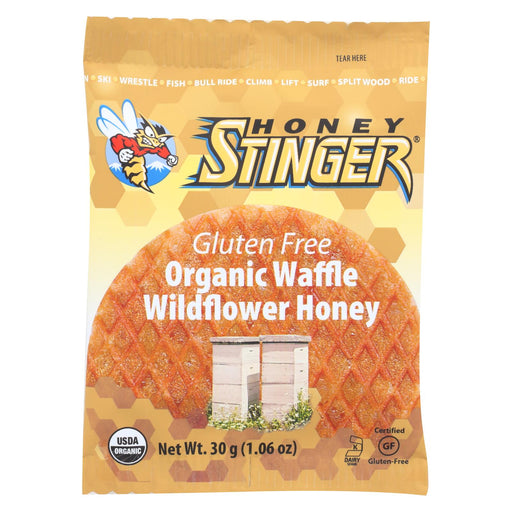 Honey Stinger Waffle - Wildflower Honey - Case Of 16 - 1.06 Oz.