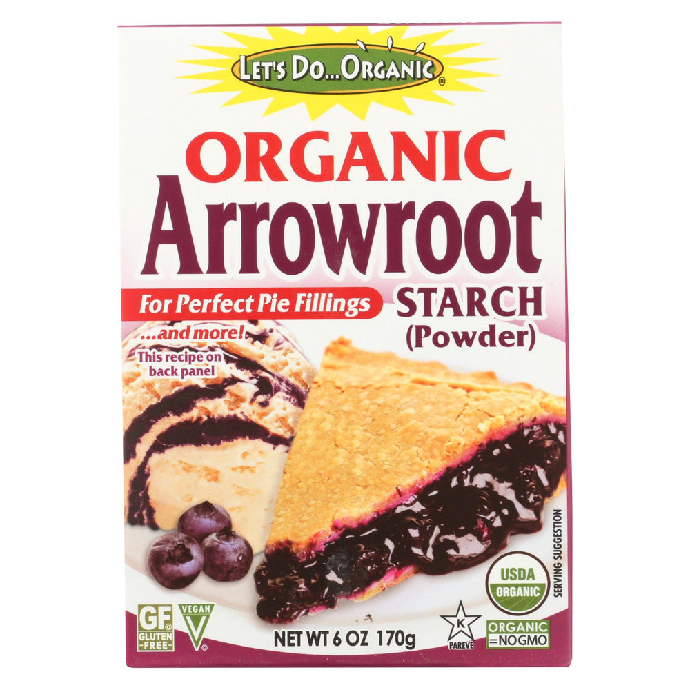 Let's Do Organic - Organic Arrowroot Starch - Case Of 6 - 6 Oz.