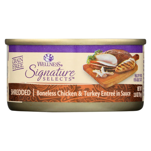 Wellness Pet Products Cat - Can - Turkey - Chicken - Signature Selects - Case Of 12 - 2.8 Oz