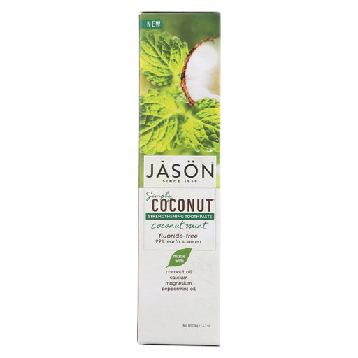 Jason Natural Products Strengthening Toothpaste - Coconut Mint - 4.2 Oz