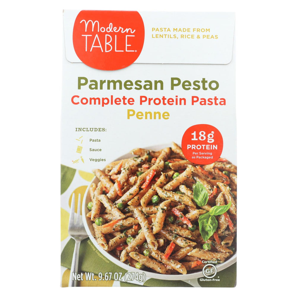 Modern Table Lentil Pasta - Meal Kit - Parmesan Pesto - Case Of 6 - 9.67 Oz