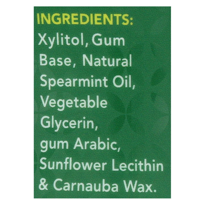 Spry Xylitol Gum - Stronger Longer Spearmint - Case Of 6 - 55 Count