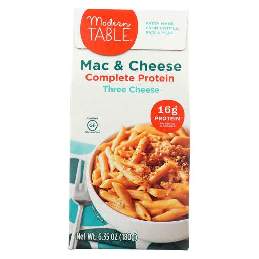 Modern Table Lentil Macaroni And Cheese - 3 Cheese - Case Of 6 - 6.35 Oz