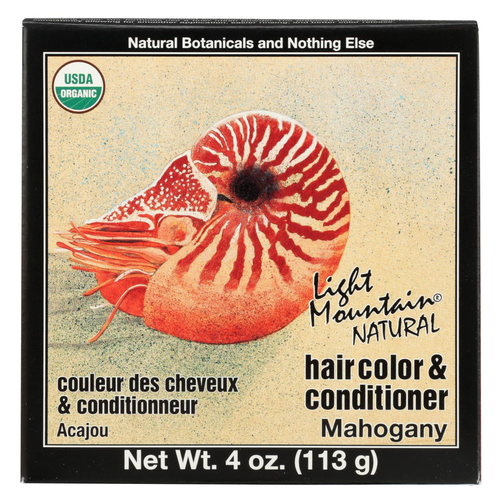 Light Mountain Hair Color - Mahogany - Case Of 1 - 4 Oz.