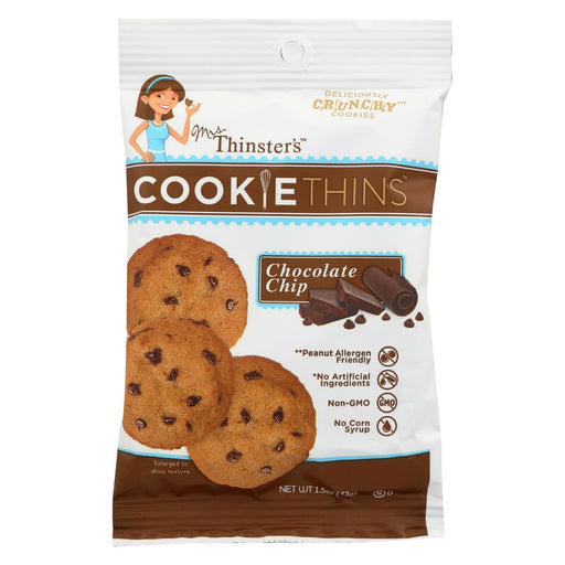 Mrs. Thinster's Cookie Thin - Chocolate Chip - Case Of 8 - 1.5 Oz