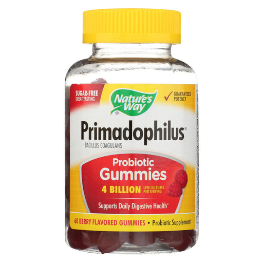 Nature's Way Primadophilus - Probiotic Gummies - 60 Count