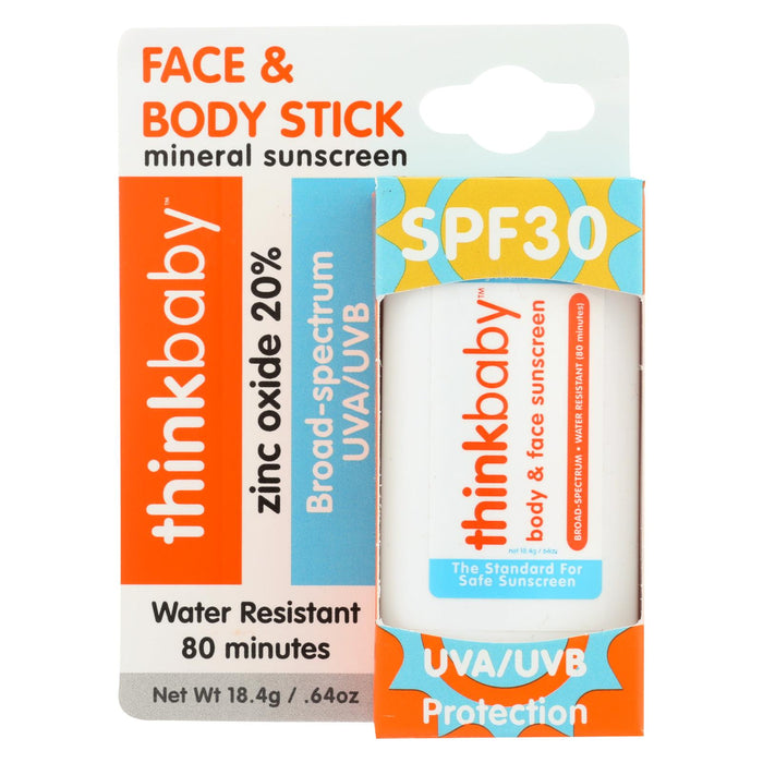 Thinksport Sunscreen - Face & Body - Spf 30 - .64 Oz