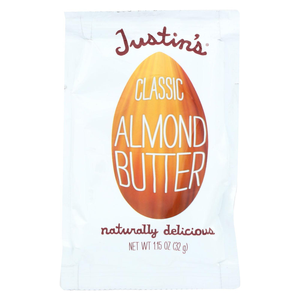 Justin's Nut Butter Squeeze Pack - Almond Butter - Classic - Case Of 10 - 1.15 Oz.
