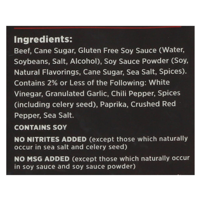 Krave Beef Jerky - Garlic Chili Pepper - Case Of 8 - 2.7 Oz