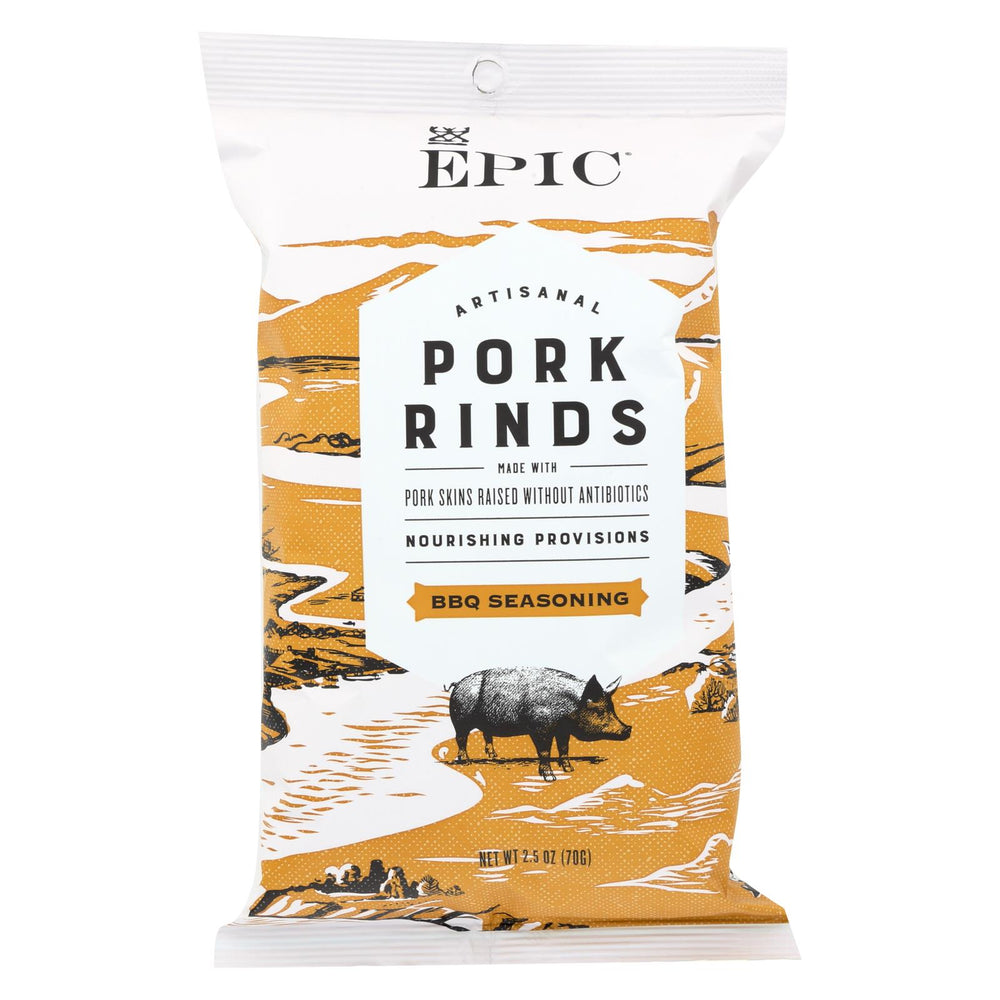Epic Pork Rinds - Texas Bbq Seasoning - Case Of 12 - 2.5 Oz.