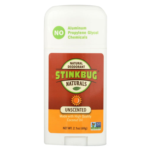 Stinkbug Naturals Deodorant Stick - Unscented - 2.1 Oz