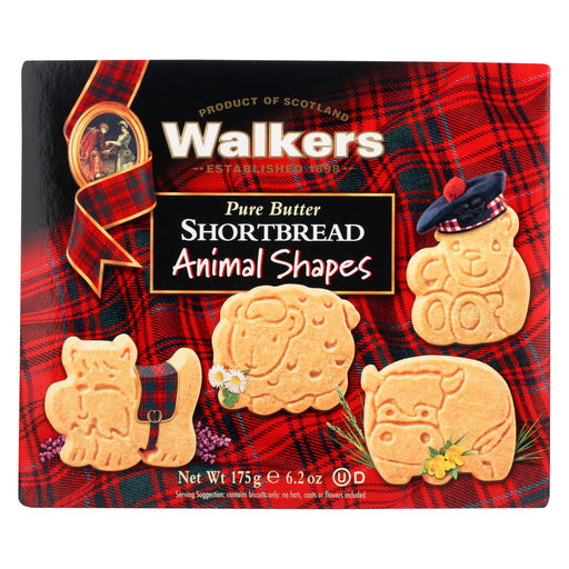 Walkers Shortbread Cookie - Shortbread - Animal Shape - Case Of 12 - 6.2 Oz