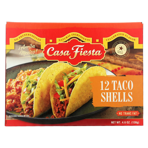 Casa Fiesta - Taco Shells 12 Shells Box - Case Of 12-4.6 Oz