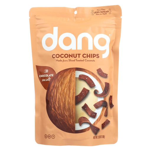 Dang Toasted Coconut Chips - Salted Cacao - Case Of 12 - 2.82 Oz.