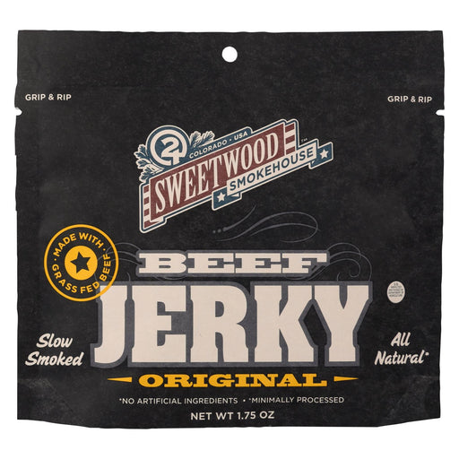 Sweetwood Jerky Company Beef Jerky - Original - Case Of 12 - 1.75 Oz