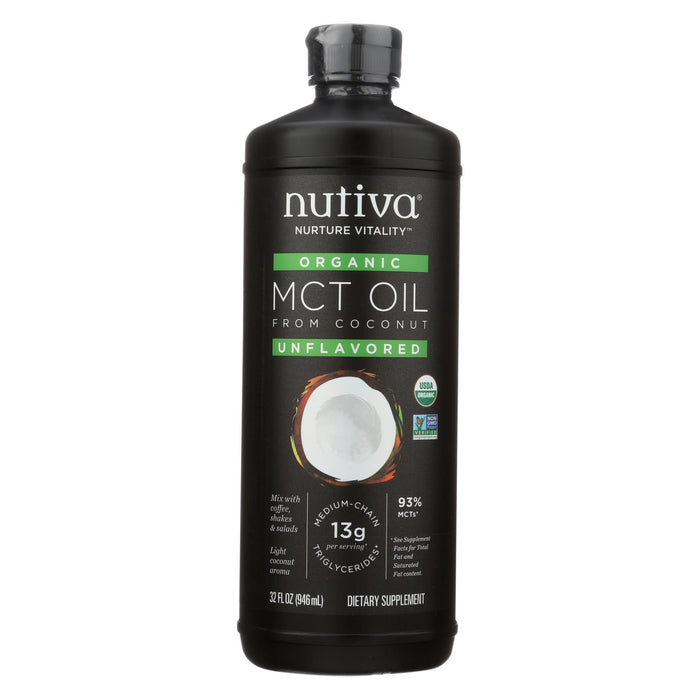 Nutiva 100% Organic Mct Oil - 32 Fl Oz