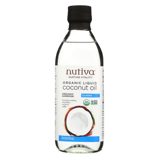 Nutiva 100% Organic Coconut Oil - Classic - Case Of 6 - 16 Fl Oz