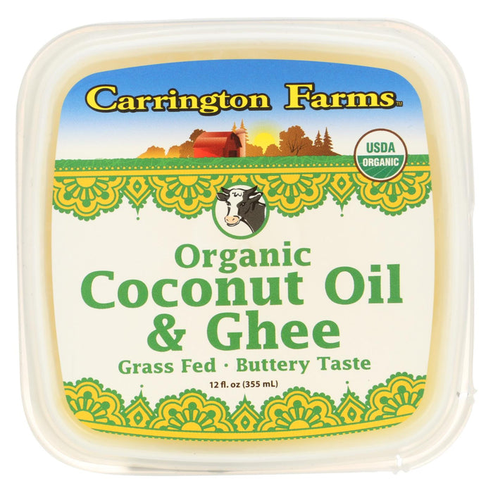 Carrington Farms Coconut Oil - Buttery Taste - Case Of 6 - 12 Oz.