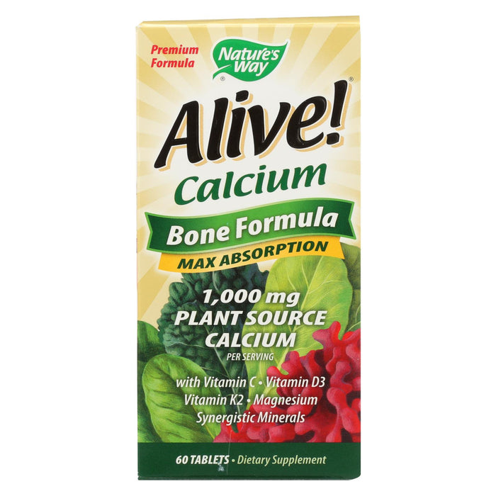 Nature's Way Alive! Calcium -bone Formula - 60 Tab