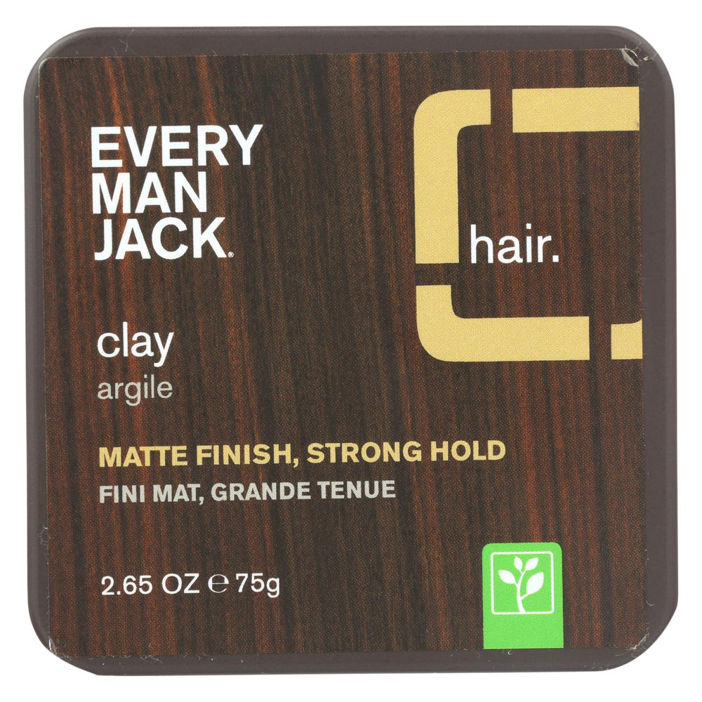 Every Man Jack Hair Clay - Sandalwood - 2.65 Oz
