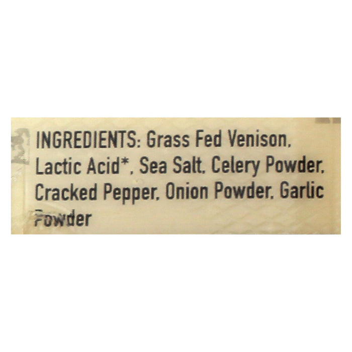Epic Bar - Venison - Sea Salt - Pepper - Case Of 12 - 1.5 Oz