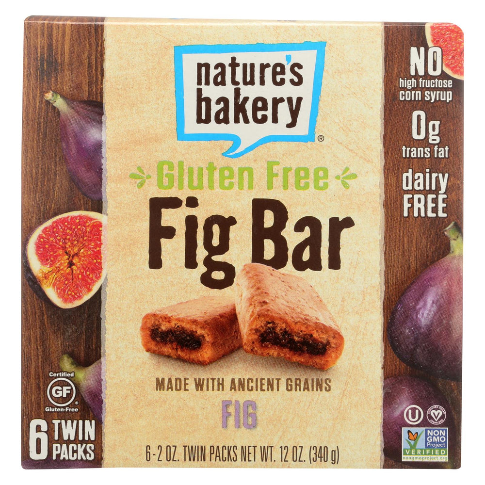 Nature's Bakery Gluten Free Fig Bar - Original - Case Of 6 - 2 Oz.