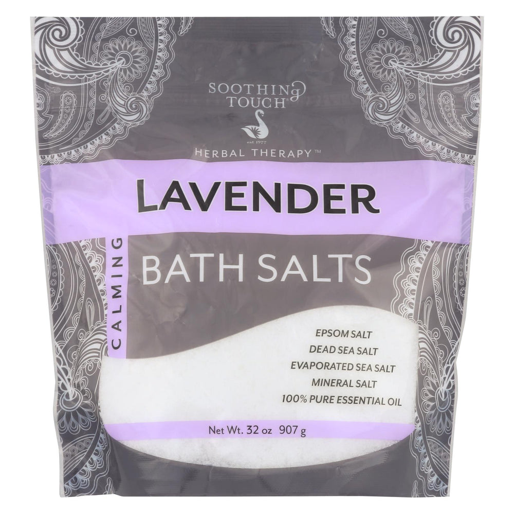 Soothing Touch Bath Salts - Lavender Calming - 32 Oz