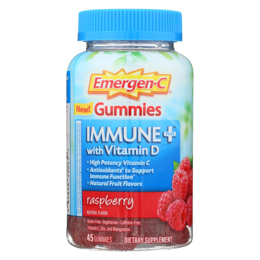 Emergen-c Gummies - Immune - Raspberry - 45 Count