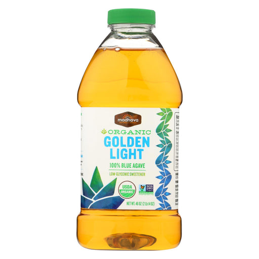 Madhava Honey Agave Nectar - Organic - Light - Case Of 4 - 46 Oz