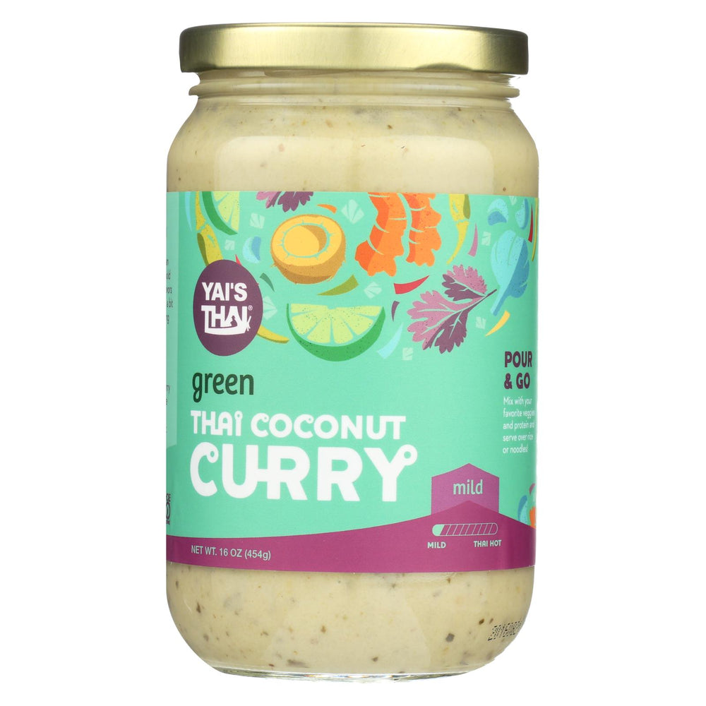 Yai's Thai Thai Coconut Curry - Green - Case Of 6 - 16 Oz