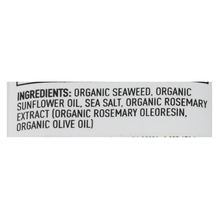 Annie Chun's Seaweed Snack - Sea Salt - Case Of 12 - .16 Oz.