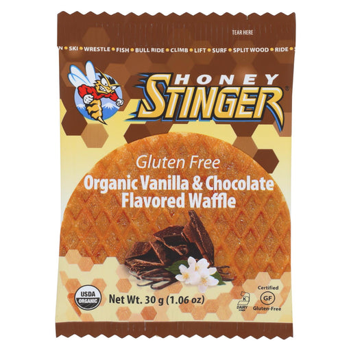 Honey Stinger Waffle - Vanilla & Chocolate - Case Of 16 - 1.06 Oz.