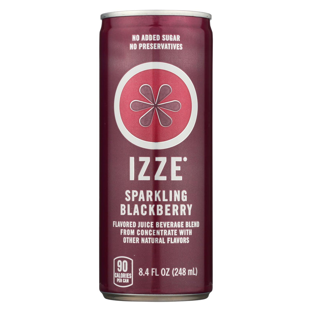 Izze Can - Sparkling - Blackberry - Case Of 12 - 8.4 Fl Oz