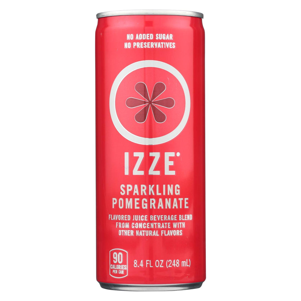 Izze Can - Sparkling - Pomegranate - Case Of 12 - 8.4 Fl Oz