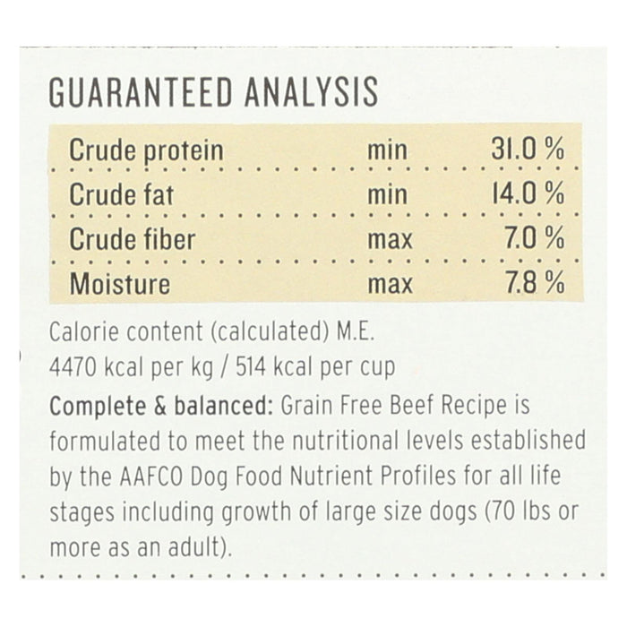 The Honest Kitchen - Dog Food - Grain-free Beef Recipe - Case Of 6 - 2 Lb.