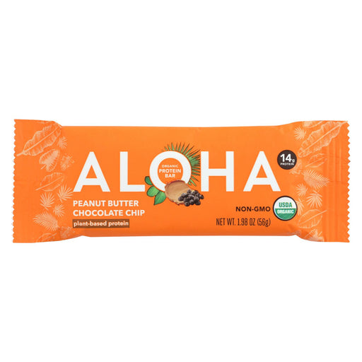 Aloha (bars)  Peanut Butter Chocolate Chip - Case Of 12 - 1.9 Oz