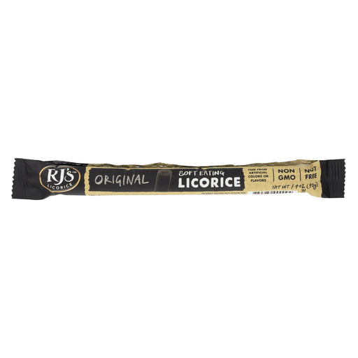 Rj's Licorice Licorice - Logs - Soft Eating - Case Of 25 - 1.4 Oz